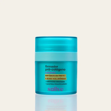 Firmador Pró-Colágeno Sallve 30g – pote aquagel com peptídeos Matrixyl, ácido hialurônico, adenosina vetorizada e peptídeo bioestimulador
