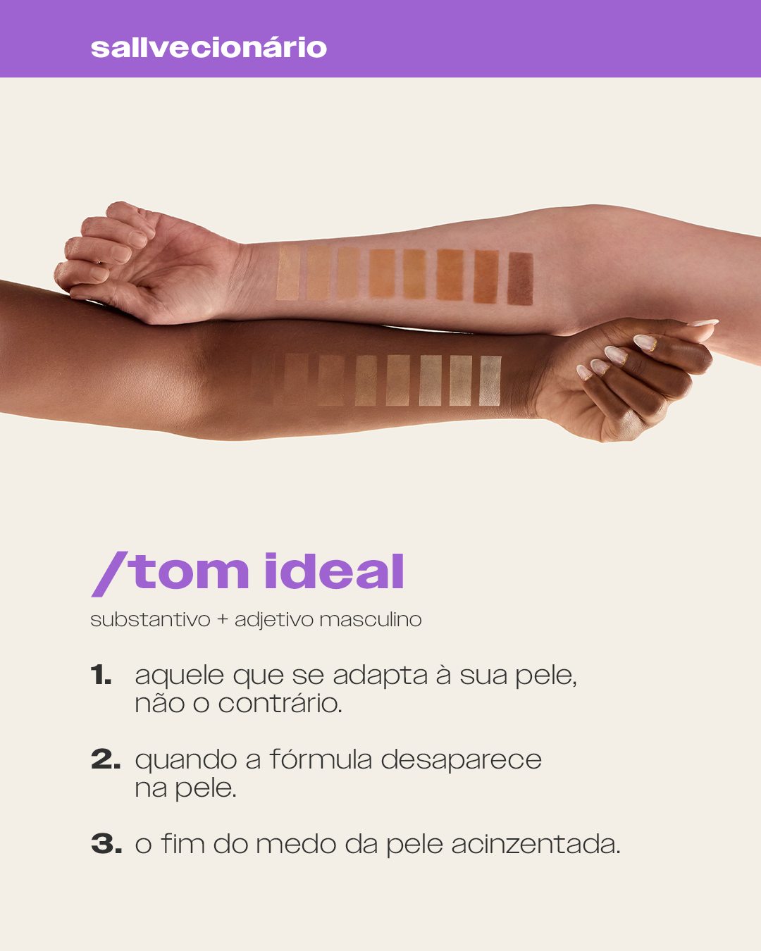 Instagram post with the caption: a proteção solar é aquele passo que não dá pra pular na rotina d...